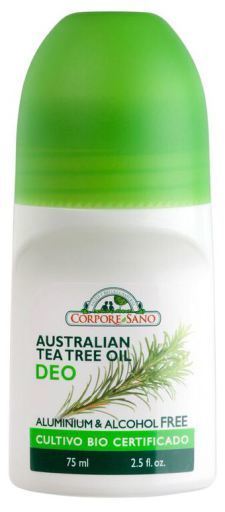 Corpore Sano D&eacute;odorant roll-on &agrave; l'huile d'arbre &agrave; th&eacute; australien 75 ml
