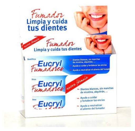 Fluocaril Eucryl Fluor &agrave; fumer 75 ml