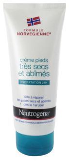 Neutrogena Cr&egrave;me Pieds Secs et Ab&icirc;m&eacute;s 100 Ml