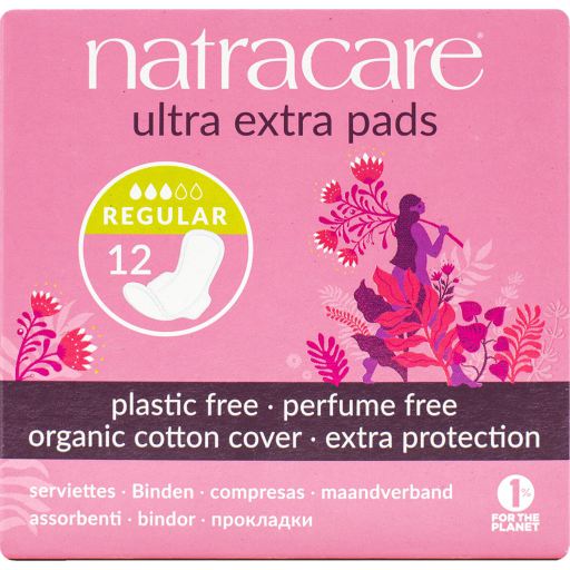 Natracare Ultra Extra Winged Compresses 12 uds