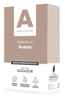 Sanasur Savon &agrave; la glyc&eacute;rine et &agrave; l'avoine 100 gr
