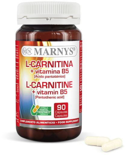 Marnys L-Carnitine + Vitamine B5 90 G&eacute;lules