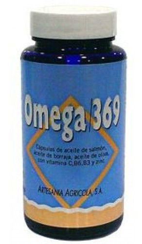 Artesania Agr&iacute;cola Om&eacute;ga 369 (Saumon+Bourrache+Olive) 330 G&eacute;lules