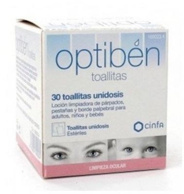 Cinfa Optiben 30 Serviettes humides Unidosis