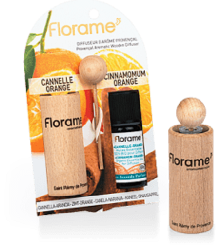 Florame Diffuseur en bois Prov.&A.E. Orange et cannelle