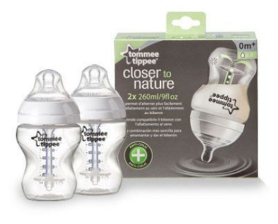 Biberon anti-colique LBA 260 ml, 2 unit&eacute;s