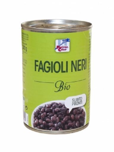 La Finestra sul Cielo Haricots noirs en conserve 400g