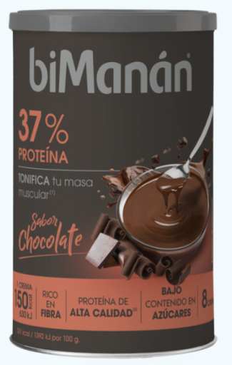biMan&aacute;n Cr&egrave;me prot&eacute;in&eacute;e au chocolat 360 gr