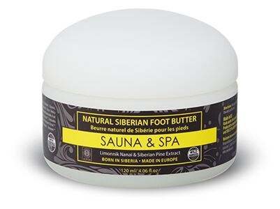 Beurre naturel pour les pieds de Sib&eacute;rie Sauna &amp; Spa 120 ml