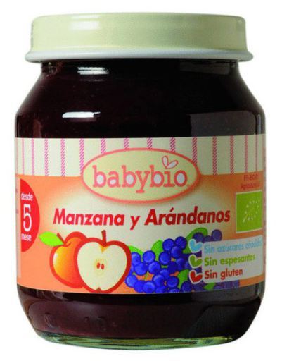 Babybio Pot de pommes et de myrtilles 130 g