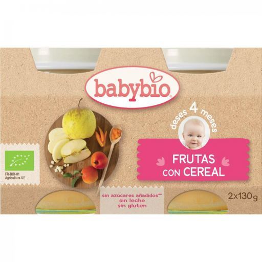 Babybio Pot de fruits et c&eacute;r&eacute;ales 130 g