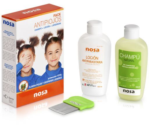 Nosa Pack Anti-Poux Lotion + Shampoing + Peigne