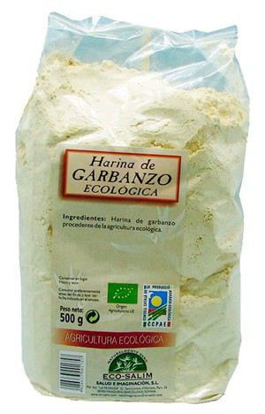 ECO-SALIM Farine de pois chiche &eacute;cologique 500 gr