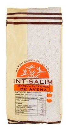 INT-SALIM Farine d'Avoine Compl&egrave;te 500 Gr