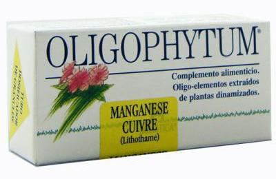 Phytovit Mangan&egrave;se Cuivre Oligophytum (H17 Mcu) Lithotama 100 microcomprim&eacute;s