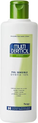 Multi dermol Gel de bain &agrave; l'avoine pour peaux sensibles 750 ml