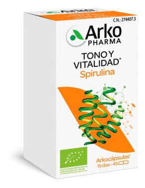 Arkoc&aacute;psulas&reg; Spiruline Bio 45 Capsules