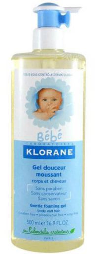 Klorane Gel Corps et Cheveux B&eacute;b&eacute; 500 ml