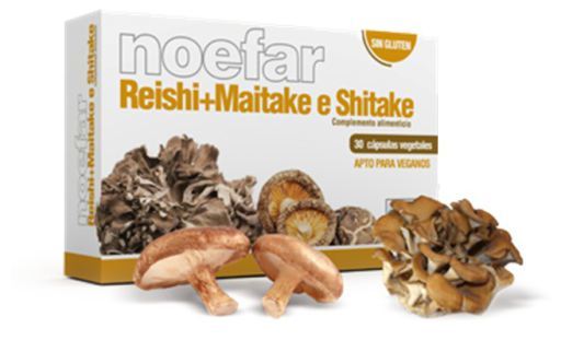 Noefar Reishi-Maitake-Shitake 30 G&eacute;lules