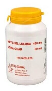 Estel-Farma M&eacute;thylcellulose-Gomme de guar 450/50 mg 100 g&eacute;lules