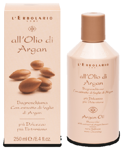 L'Erbolario Gel de bain &agrave; l'huile d'argan 250 ml