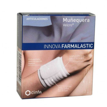 Cinfa Bracelet Velcro Farmalastic Innova Blanc T/PM