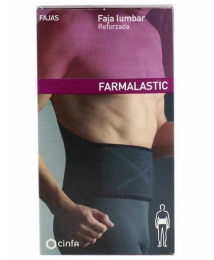 Cinfa Pharma Ceinture Lombaire Renforc&eacute;e Noir T/3 120-140