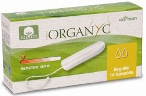 Organyc Tampons 100% Coton Sans Applicateur R&eacute;gulier 16 Unit&eacute;s