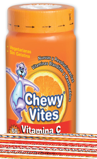 Chewy Vites Flacon de vitamine C 60U