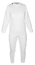 Pyjama anti-couches d&eacute;sinfect&eacute;, longueur compl&egrave;te, blanc, taille S