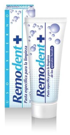 Remodent =+ P&acirc;te nettoyante pour appareils buccaux 75 ml