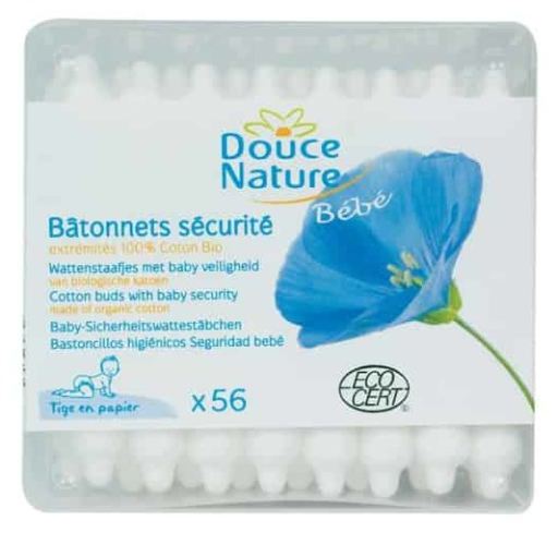 Douce Nature &Eacute;couvillons pour les oreilles B&eacute;b&eacute;s 56 &Eacute;couvillons
