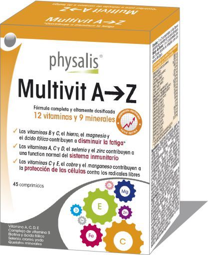 Physalis Multivit.A -- Z 45 Comprim&eacute;s