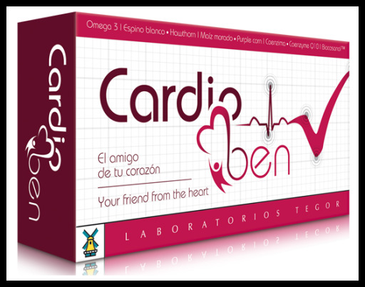 Laboratorios Tegor Compl&eacute;ment alimentaire Cardioben 60 g&eacute;lules