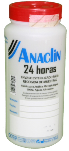 Anaclin R&eacute;cipient &agrave; urine 24 heures 1500 ml
