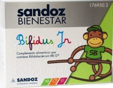 Sandoz Bifidus Junior Bien-&ecirc;tre 10 sachets