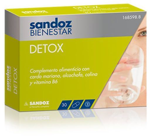 Sandoz D&eacute;tox Bien-&ecirc;tre 30 g&eacute;lules