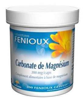 Fenioux Carbonate de magn&eacute;sium 300 mg 200 g&eacute;lules