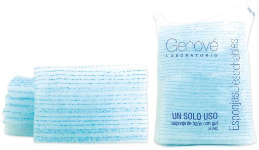 Genov&eacute; &Eacute;ponge &agrave; usage unique Genocure Disposabe 24 unit&eacute;s