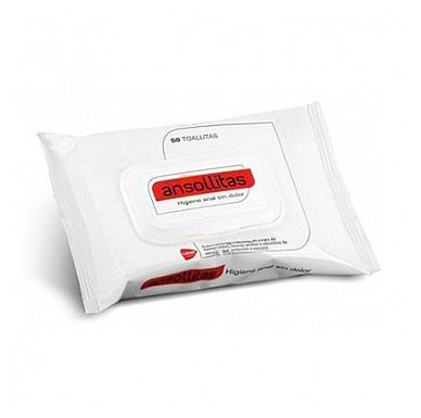 Lacer Ansollitas Wipes Anal Hygiene 50 Unit&eacute;s