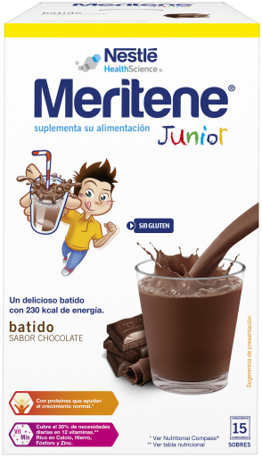 Meritene Milkshake au chocolat Junior 15x30 gr