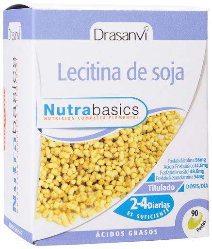 Drasanvi L&eacute;cithine de soja 540mg 90 perles Nutrabasicos