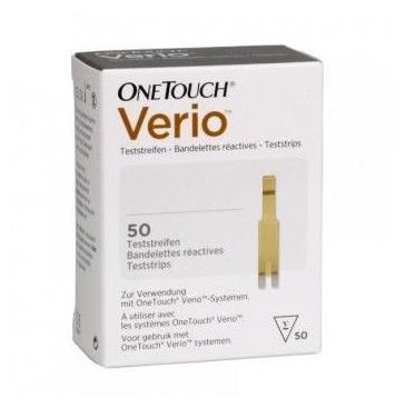 One Touch Bandelettes de Test Verio 50 Unit&eacute;s