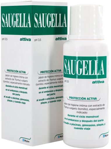 Saugella Savon liquide Attiva Ph 3,5 de 250 ml