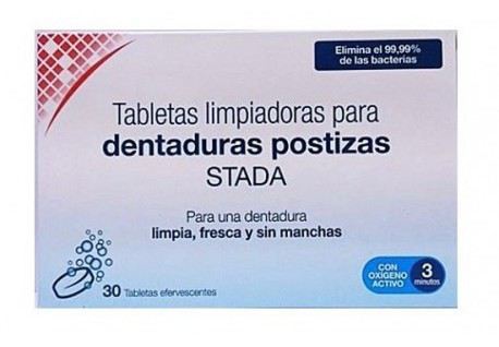 Comprim&eacute;s de nettoyage dentaire artificiels 30 unit&eacute;s