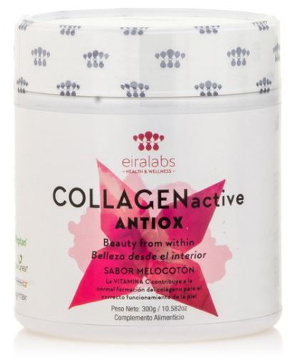 Eiralabs CollagenActive Antiox 300 g saveur p&ecirc;che
