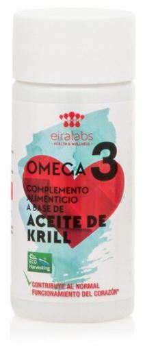 Eiralabs Huile de krill om&eacute;ga 3 500 mg 60 g&eacute;lules
