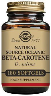 Solgar Capsules de b&ecirc;ta-carot&egrave;ne oc&eacute;anique 7 mg