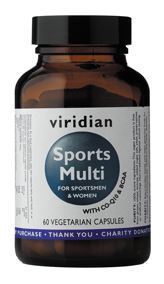 Viridian Multi Sports pour Hommes et Femmes 60 Capsules V&eacute;g&eacute;tales