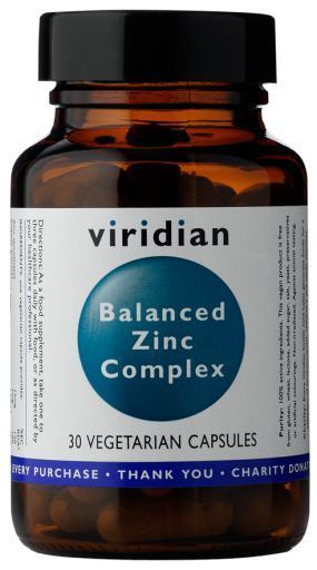 Viridian Complexe de zinc &eacute;quilibr&eacute; 30 g&eacute;lules v&eacute;g&eacute;tales